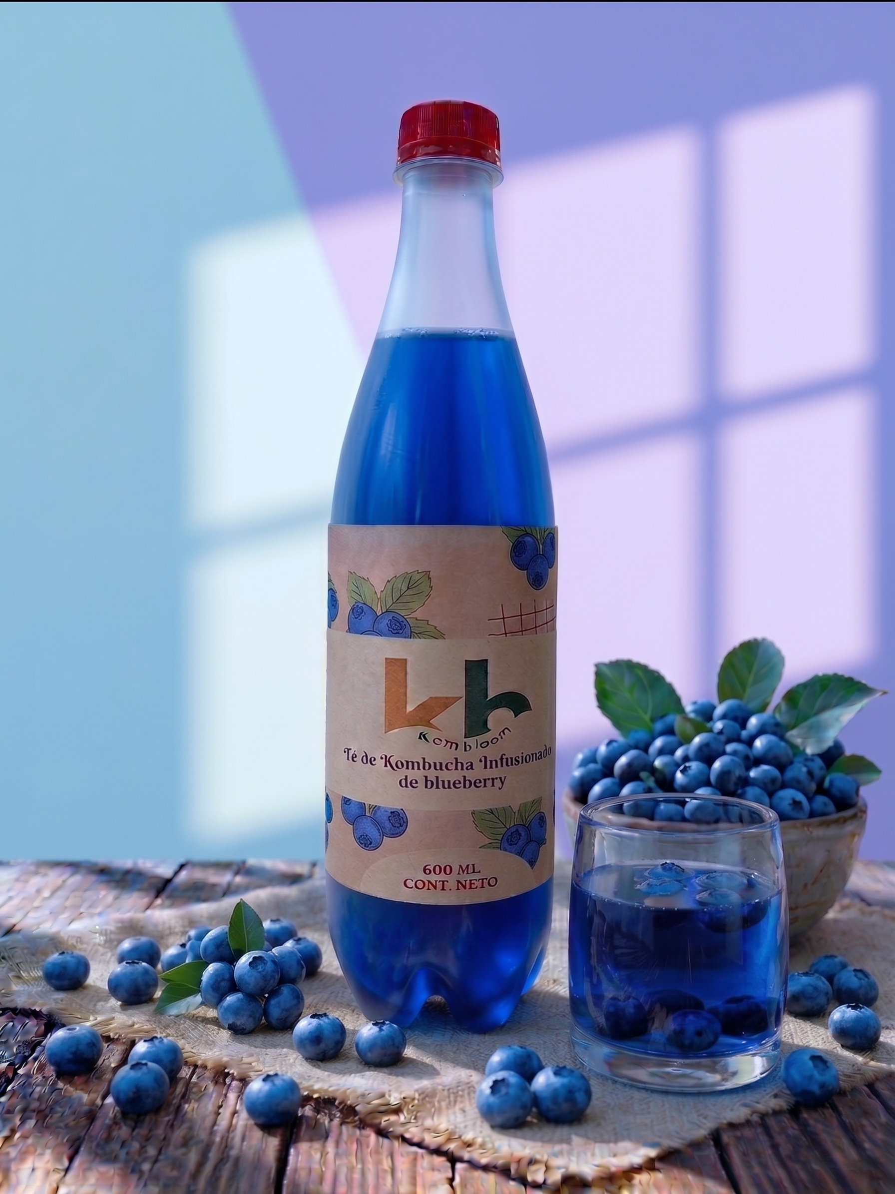 Bebida sabor blueberry